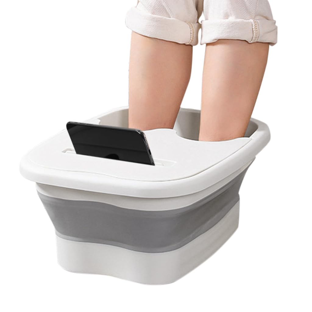 HASTHIP 15L Collapsible Foot Spa Bath Foot Massager Bucket, Portable Foot Soaking Tub, Birthday Gifts for Women Men Mom Mens Gifts, Valentines Day Gifts for Boyfriend HASTHIP 15L Collapsible Foot Spa Bath Foot Massager Bucket, Portable Foot Soaking Tub, Birthday Gifts for Women Men Mom Mens Gifts, Valentines Day Gifts for Boyfriend